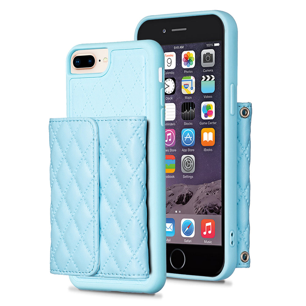 BF23-Style Phone Case for iPhone 6 Plus 6s Plus 7 Plus 8 Plus Card Holder Kickstand Leather+TPU Cover BF23-Style Phone Case for iPhone 6 Plus 6s Plus 7 Plus 8 Plus Card Holder Kickstand Leather+TPU Cover